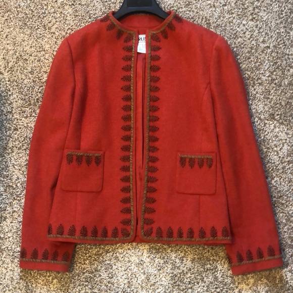 Carlisle Wool Rust Jacket, Size 14 - Picture 1 of 6